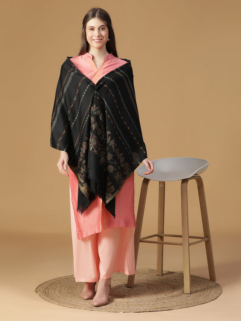 Radiant Weave Women Jacquard Shawl