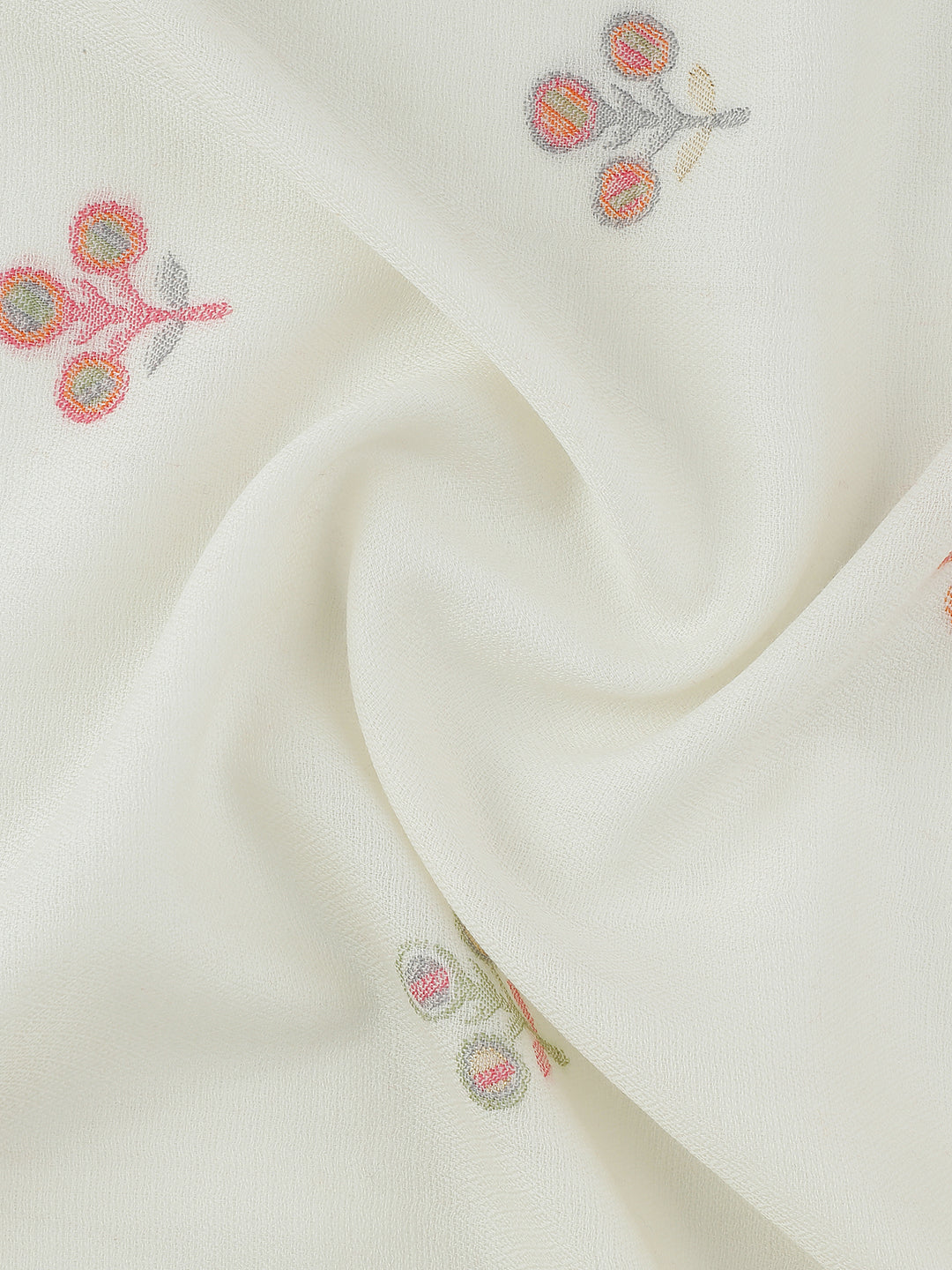 Gond Reverie-Folk Detailed Woolen Jacquard Shawl
