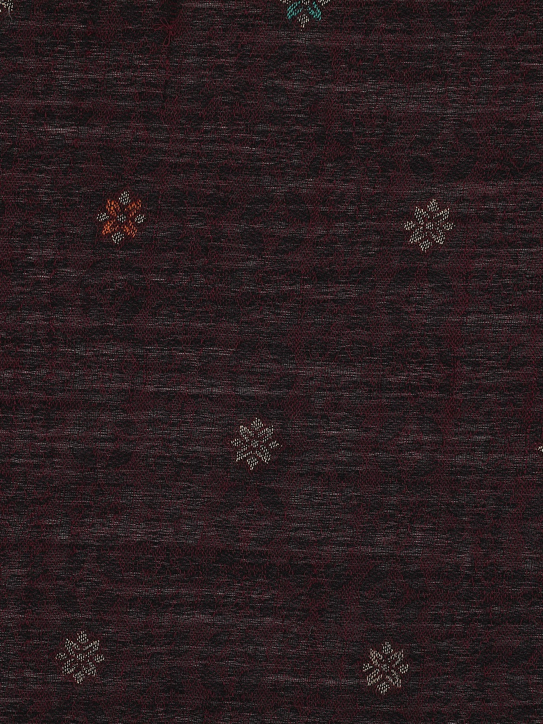 Forest Echo-Gond Inspired Woolen Jacquard Shawl