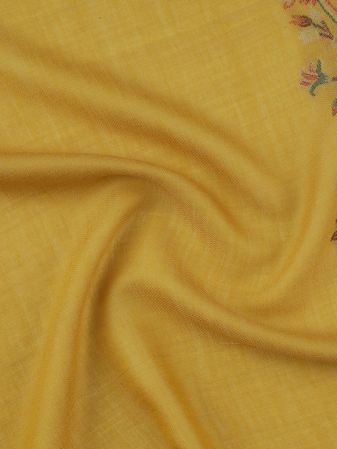 Chintz Bloom-Botanical Patterned Woolen Jacquard Shawl