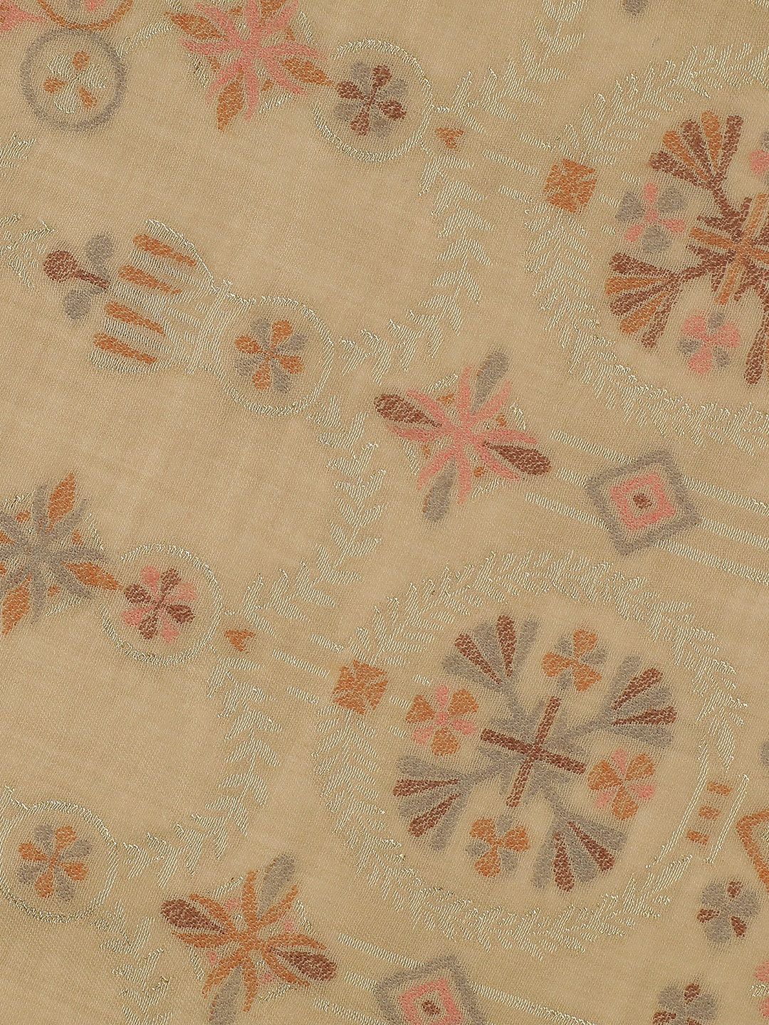 Arches of Grace-Saracenic Architectural Woolen Jacquard Shawl