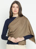 Ivory Luxe Women Plain Shawl