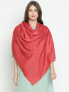 Ivory Luxe Women Plain Shawl