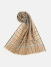 Ekam Pure Wool Checked Dobby Muffler