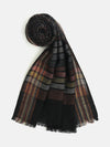 Bahara Pure Wool Checked Dobby Muffler