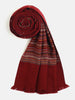 Arzaan Woollen Striped Dobby Muffler