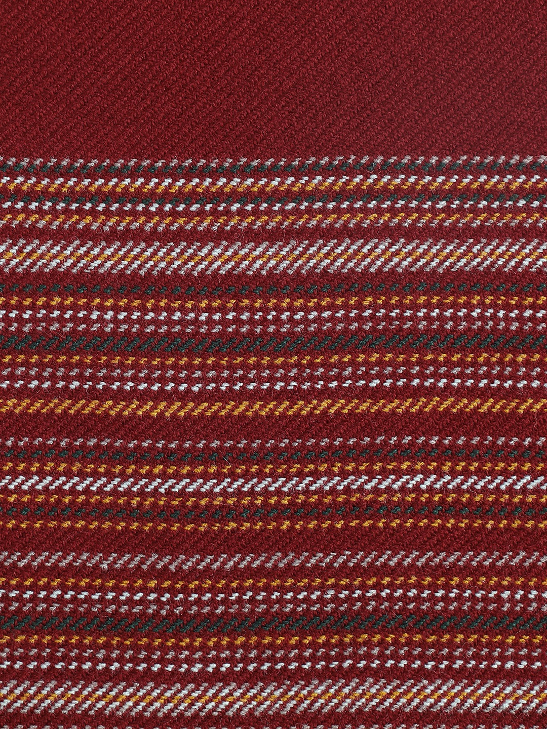 Arzaan Woollen Striped Dobby Muffler