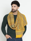 Dildar Woollen Striped Dobby Muffler