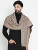 Eclipse Beige Wool Metallic Jacquard Muffler