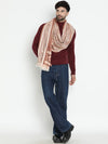 Thea Pure Wool Jacquard Muffler