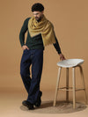 Akhtar Pure Wool Jacquard Muffler