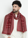 Akhtar Pure Wool Jacquard Muffler