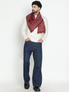 Akhtar Pure Wool Jacquard Muffler