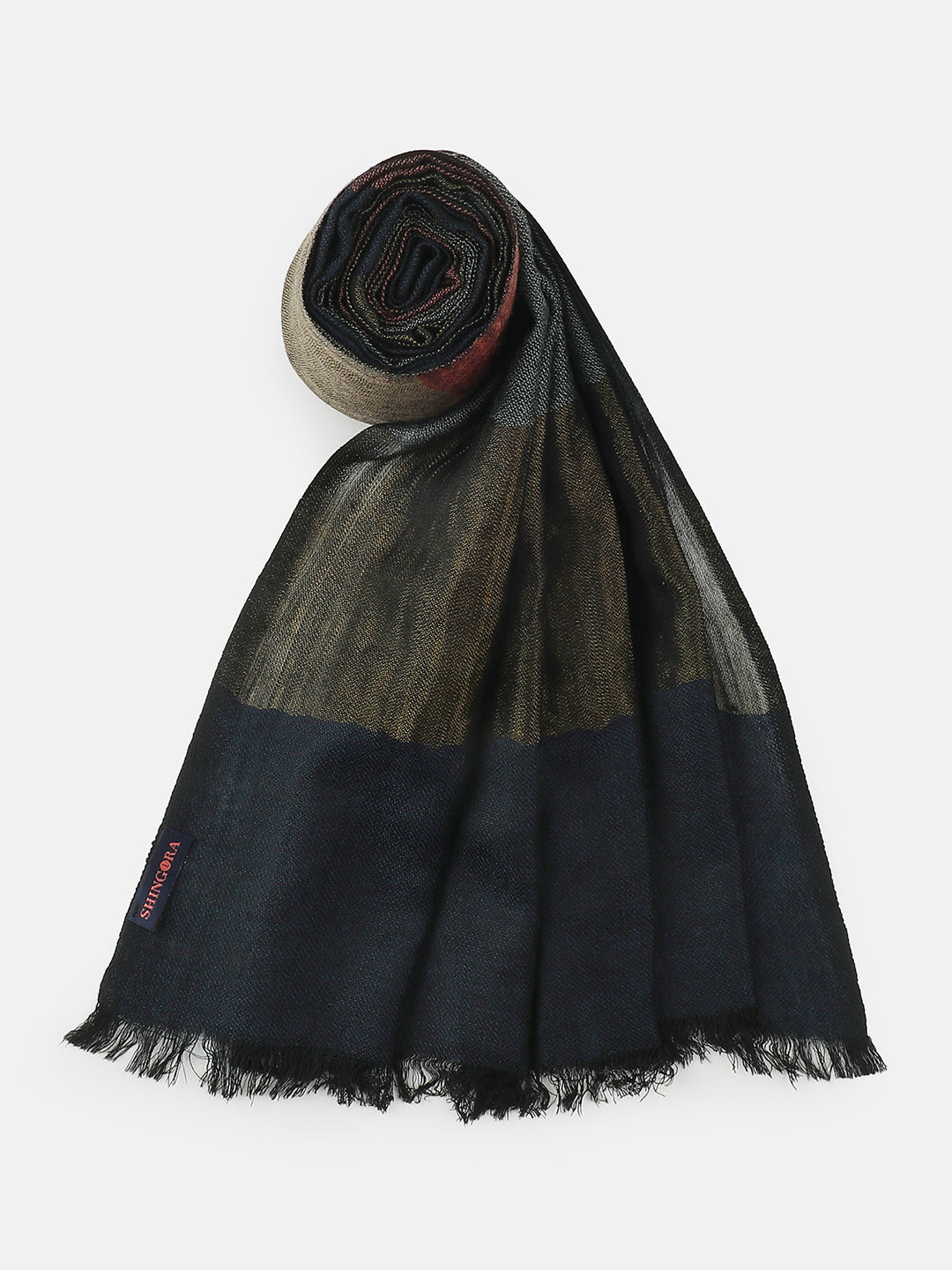 Urban Muse-Contemporary Weave Design Woolen Dobby Stole