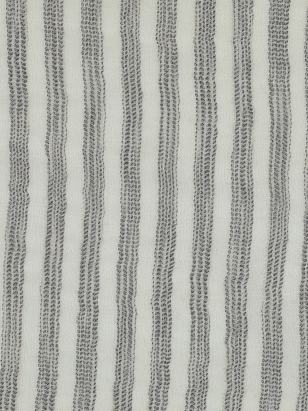 Grove Drift-Striped Woolen Dobby Stole