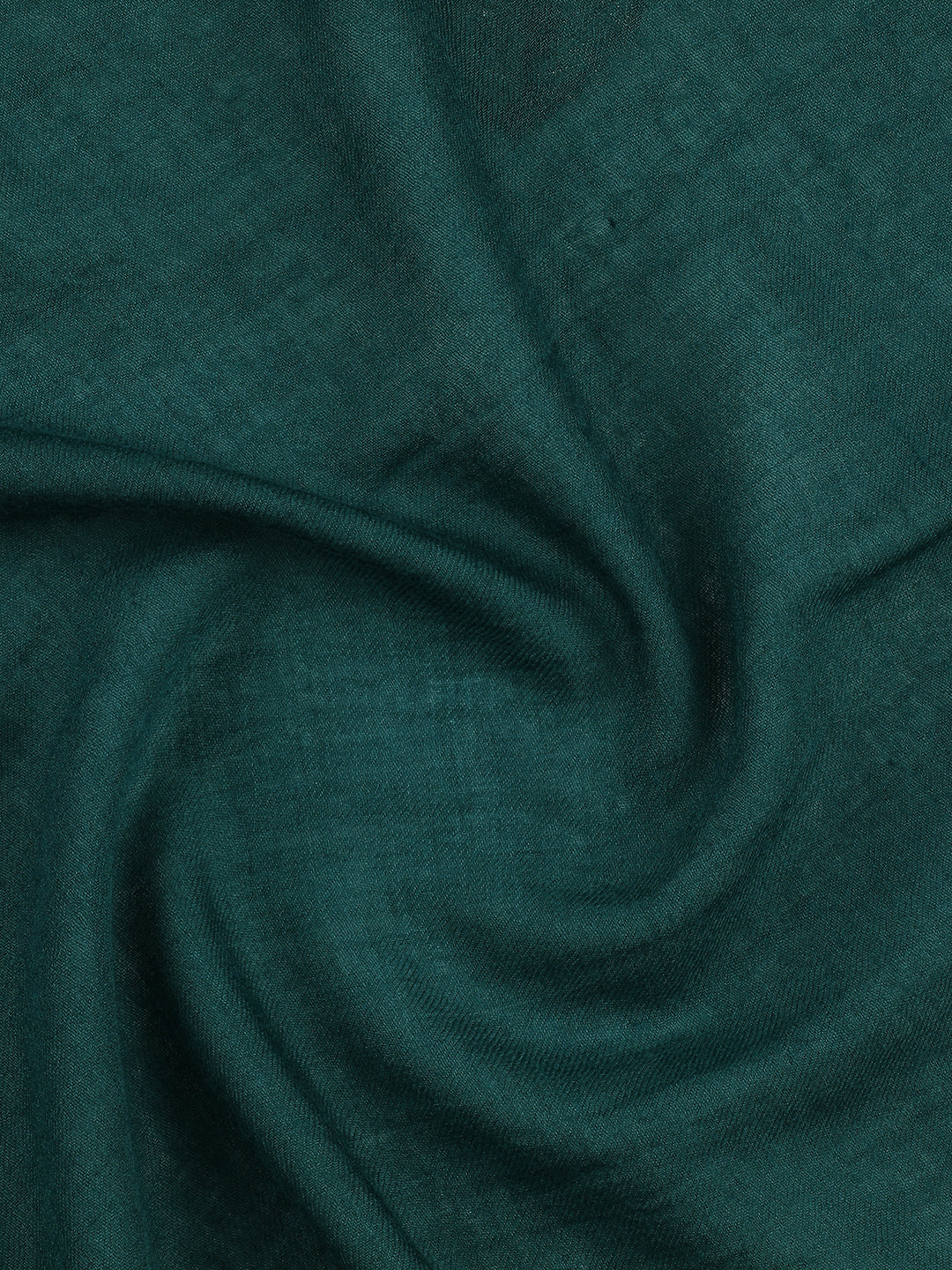 Embroidered Flower Border Pure Wool Stole