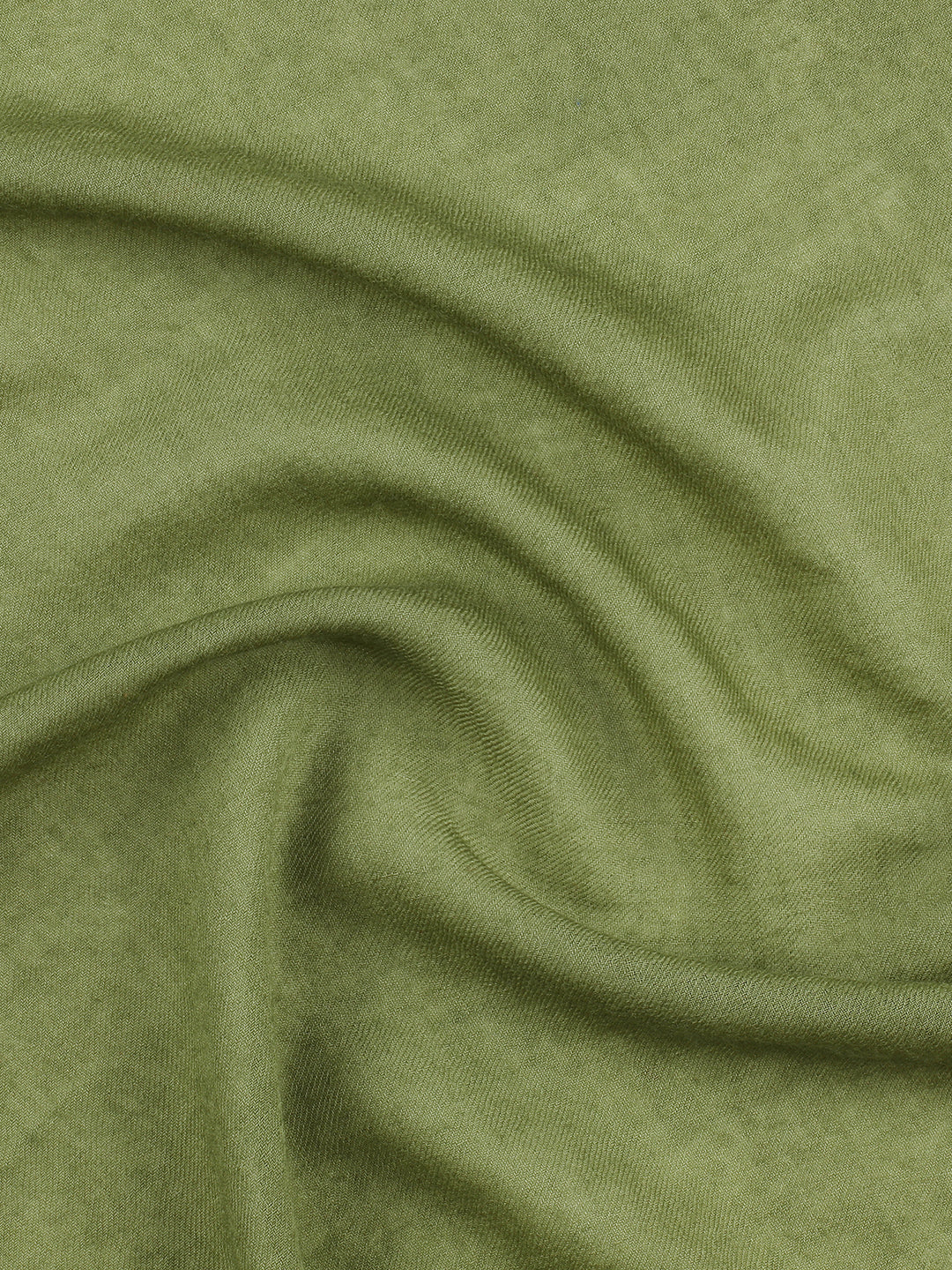 Embroidered Flower Border Pure Wool Stole