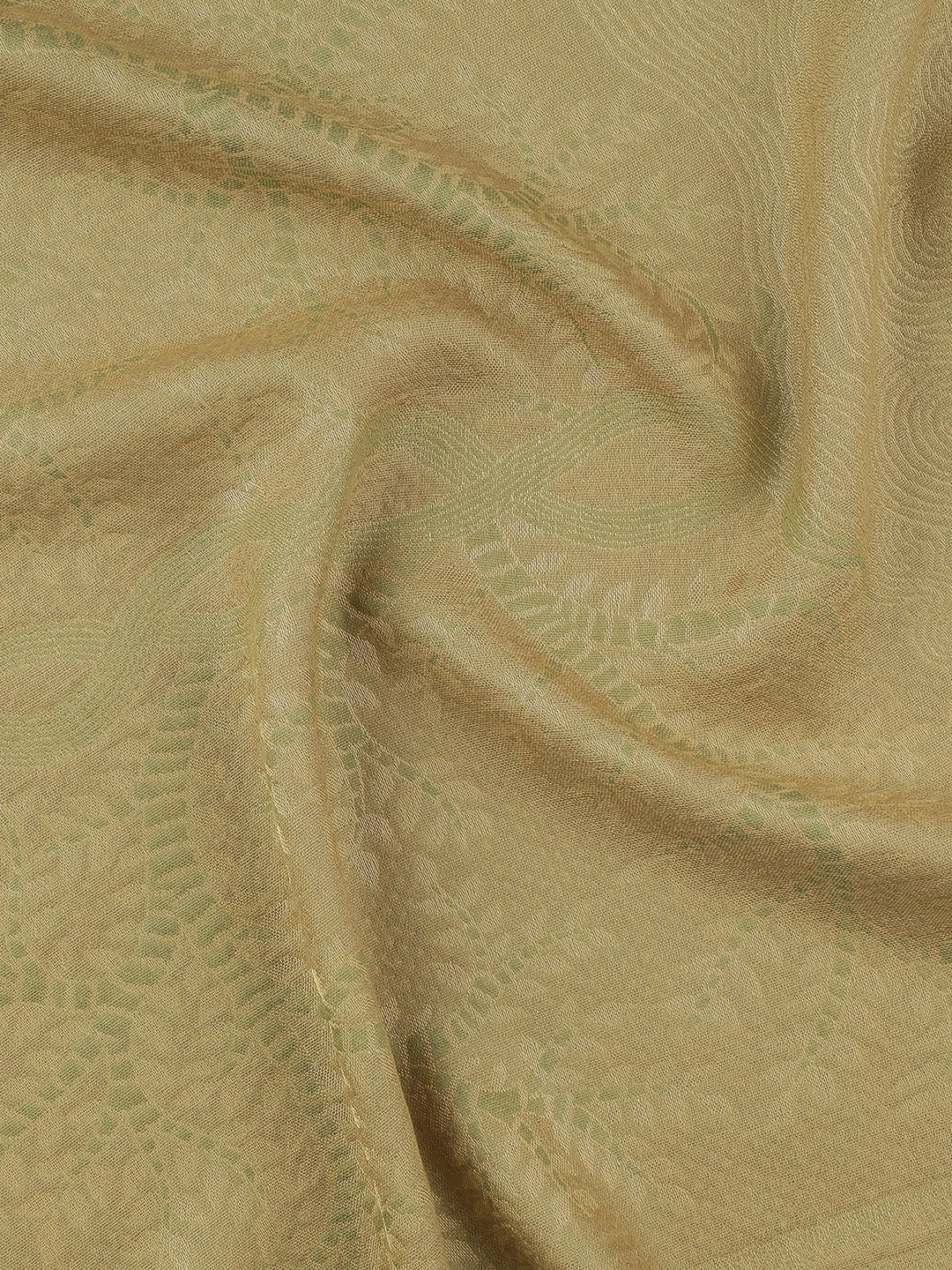 Forest Lines-Gond Art Woolen Jacquard Stole