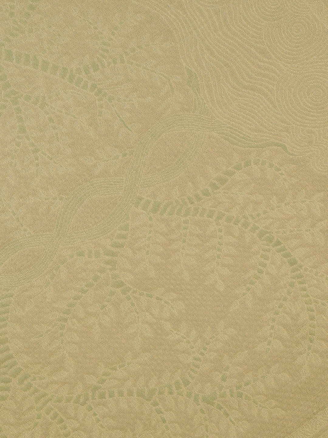 Forest Lines-Gond Art Woolen Jacquard Stole