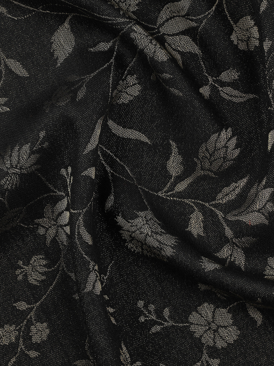Courtly Charms-Mughal & Persian Brocade Woolen Jacquard Stole