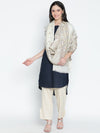 Lavanya Pure Wool Jacquard Stole