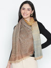 Akaar Pure Wool Jacquard Stole