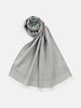 Kary Grey Pure Wool Jacquard Stole