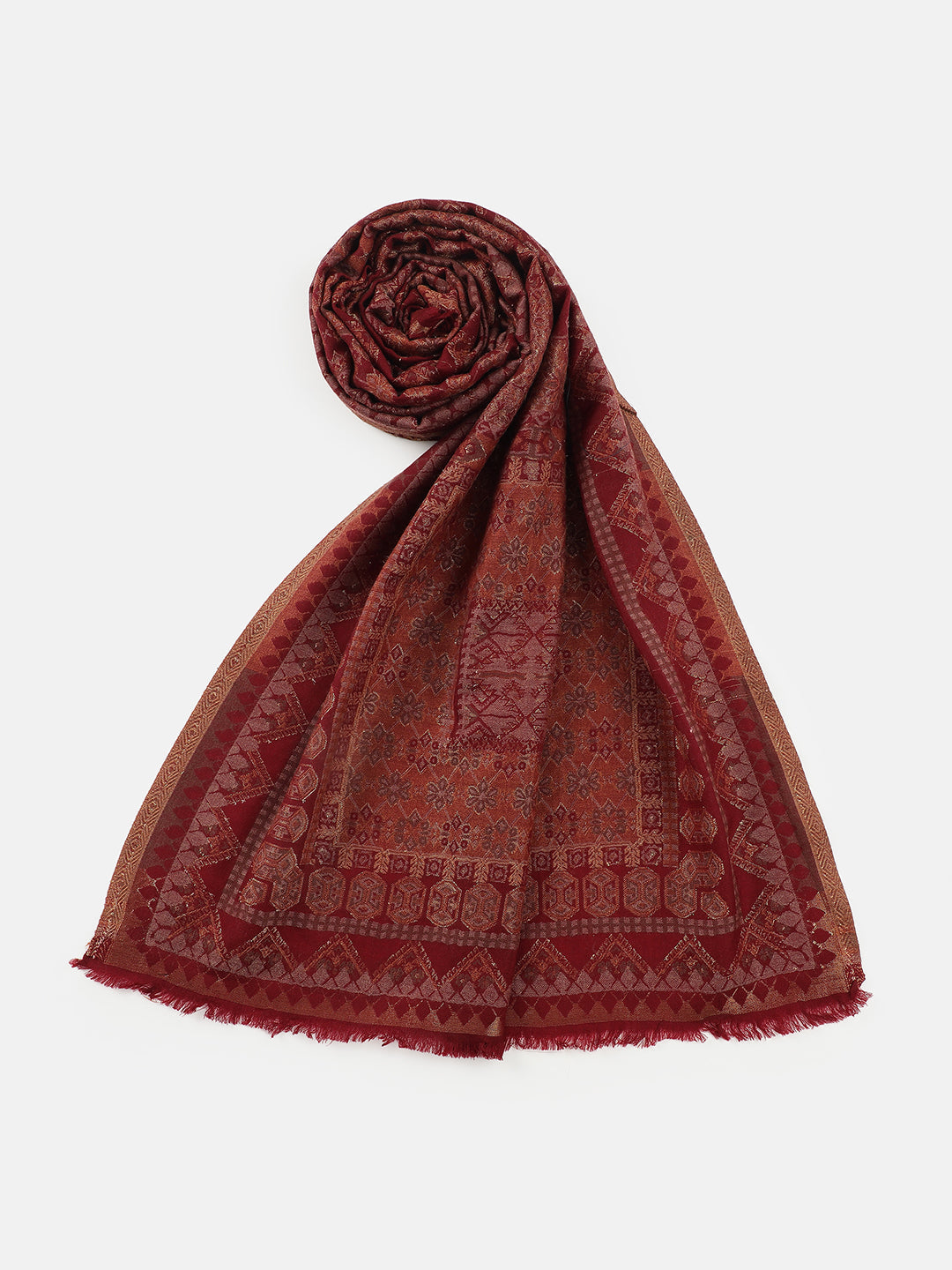 Mehtab Woolen Jacquard Stole