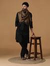 Timeless Men Woollen Solid Plain Stole