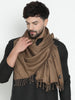 Timeless Men Woollen Solid Plain Stole