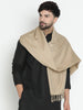 Timeless Men Woollen Solid Plain Stole