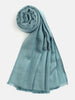 Prestige Sky Blue Wool Solid Woven Stole