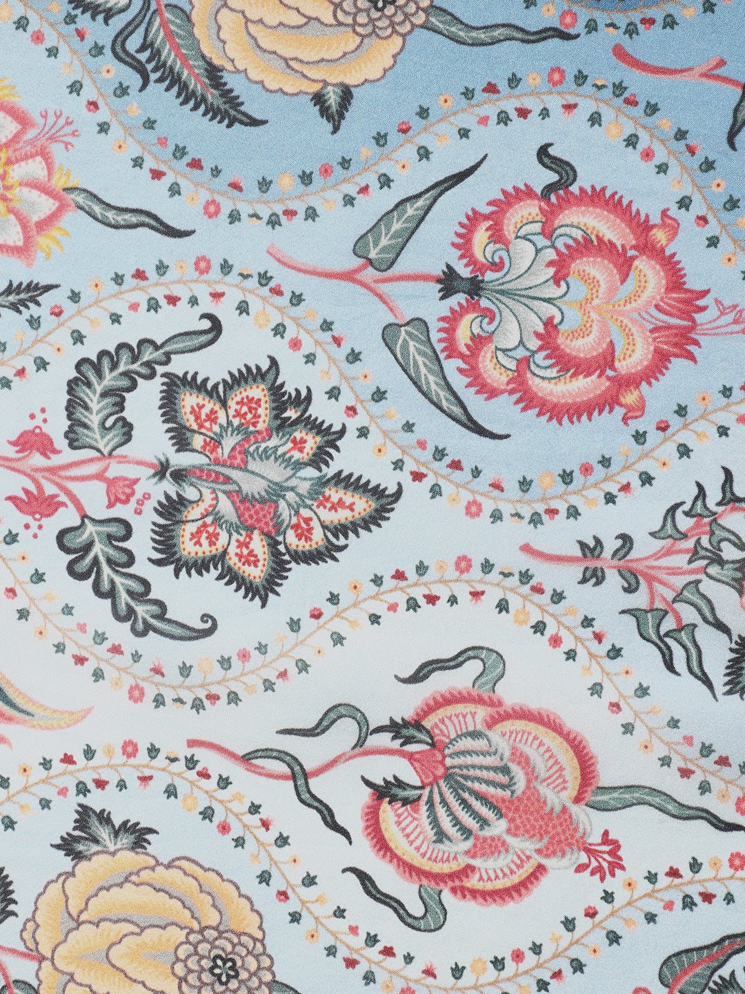 Hannah Women Floral Pure Silk Printed Stole