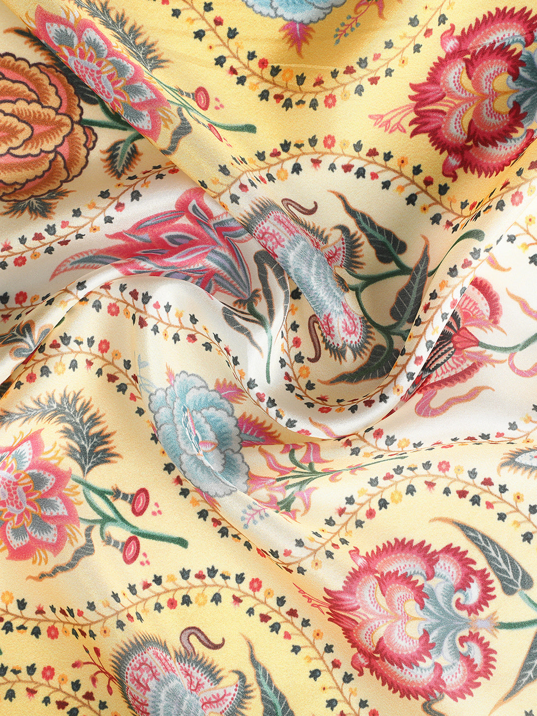 Hannah Women Floral Pure Silk Printed Stole
