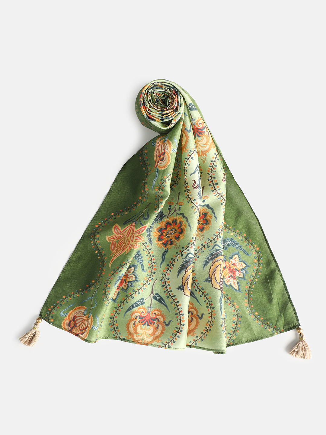 Hannah Women Floral Pure Silk Printed Stole