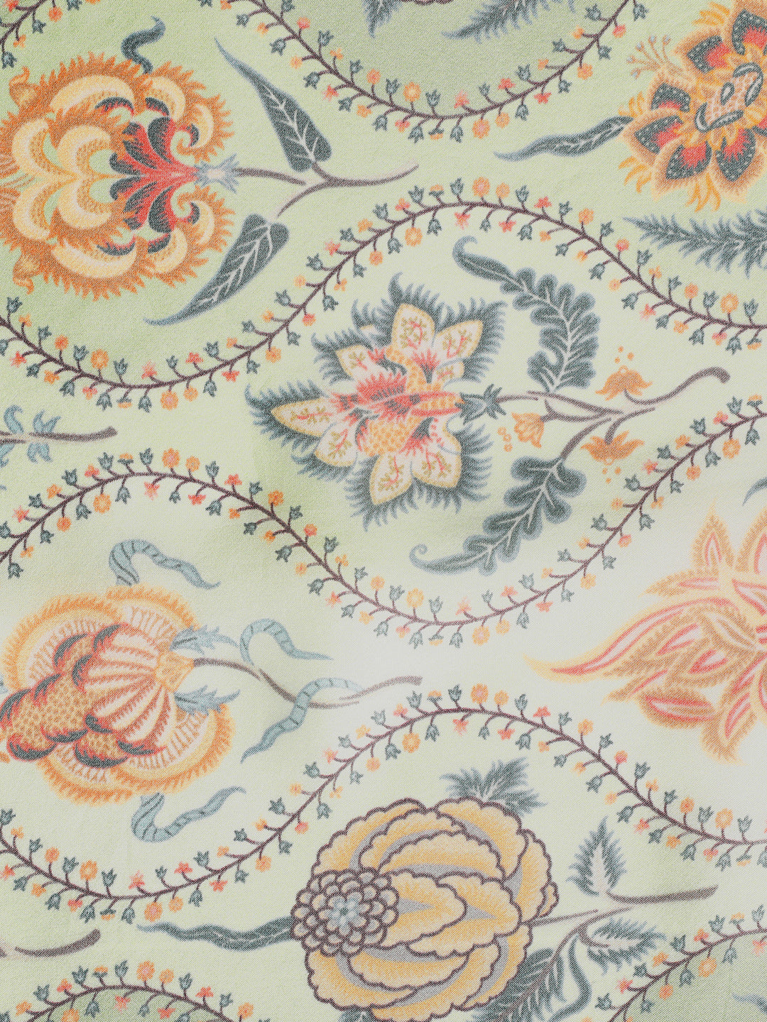 Hannah Women Floral Pure Silk Printed Stole
