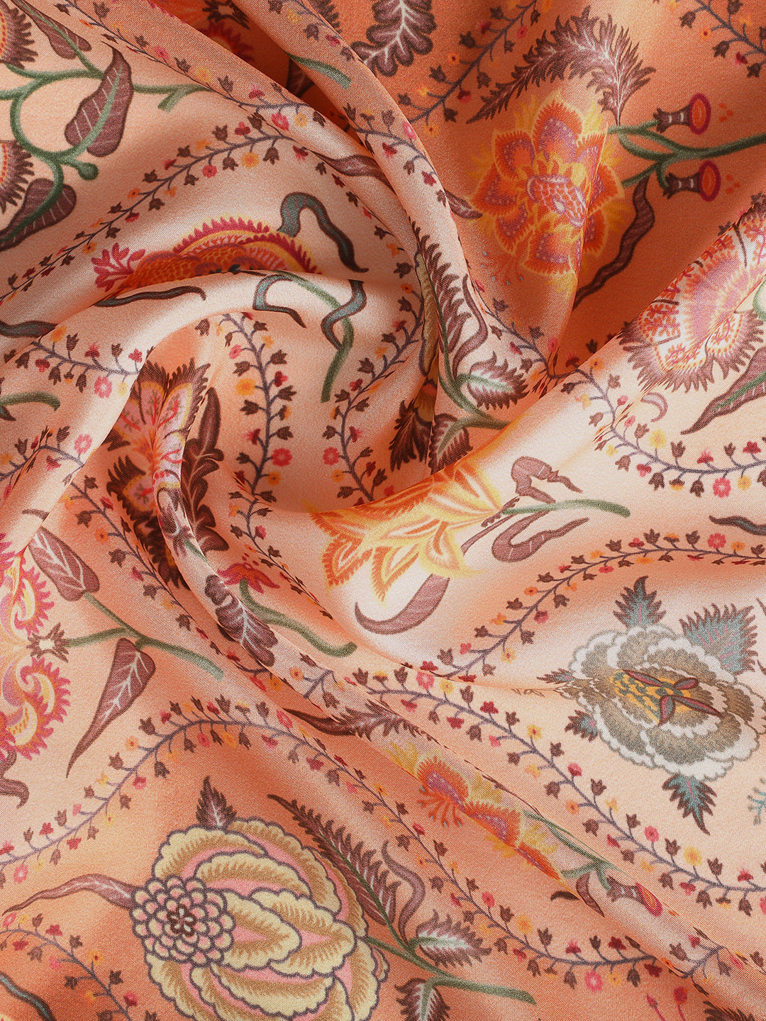Hannah Women Floral Pure Silk Printed Stole