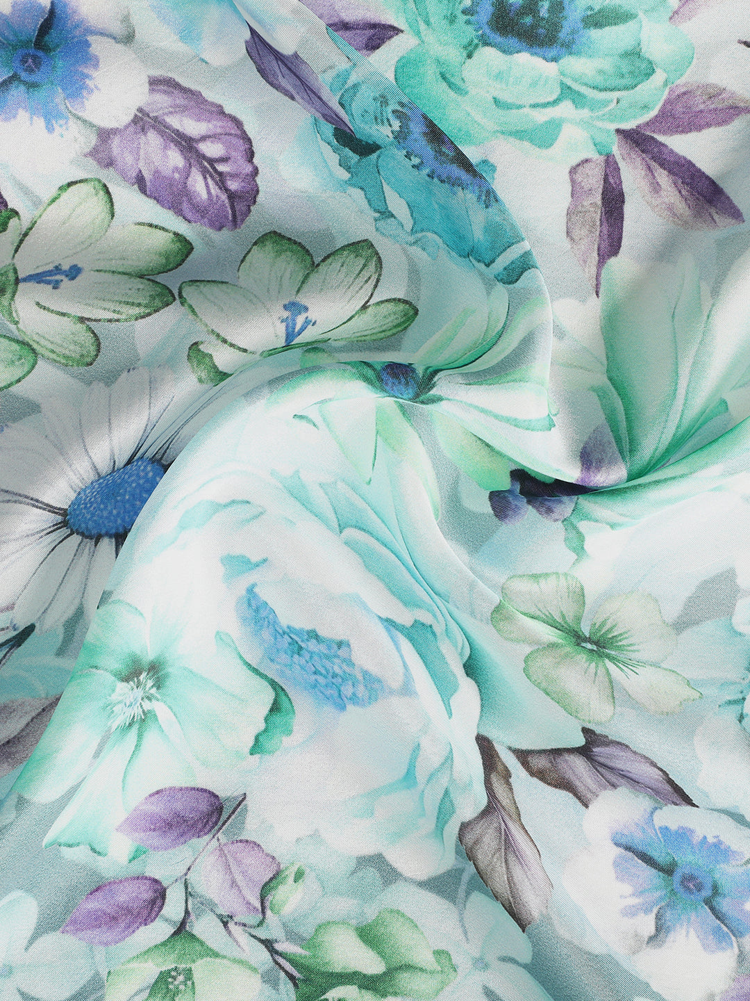Gardenia Women Floral Pure Silk Printed Stole