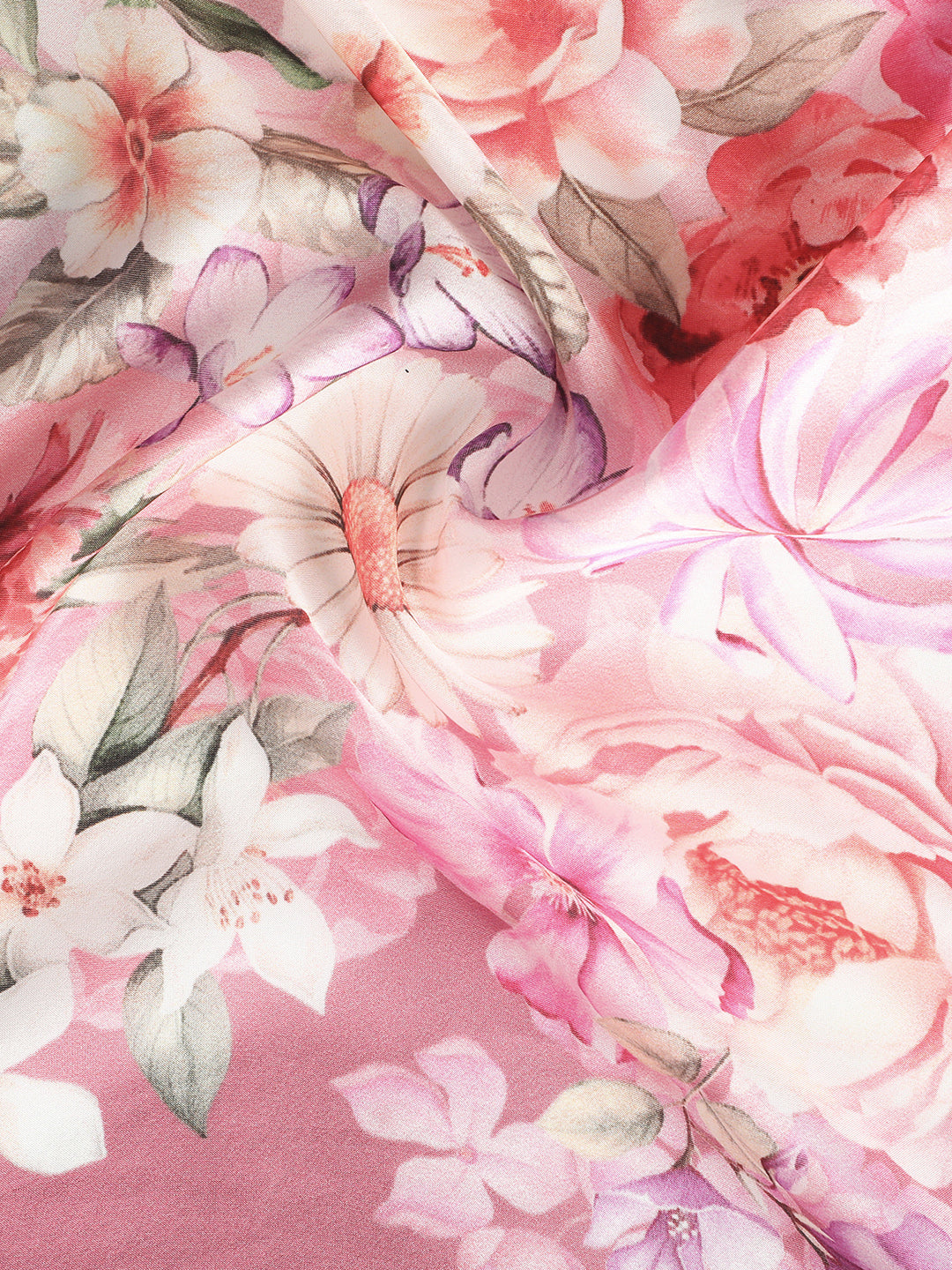 Gardenia Women Floral Pure Silk Printed Stole