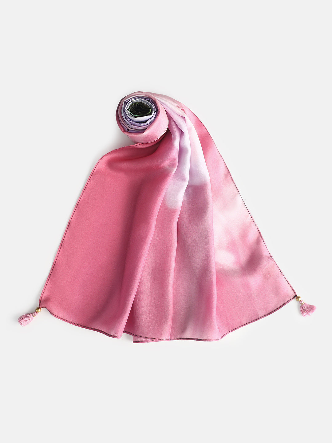 Hazel Women Pure Silk Printed Stole