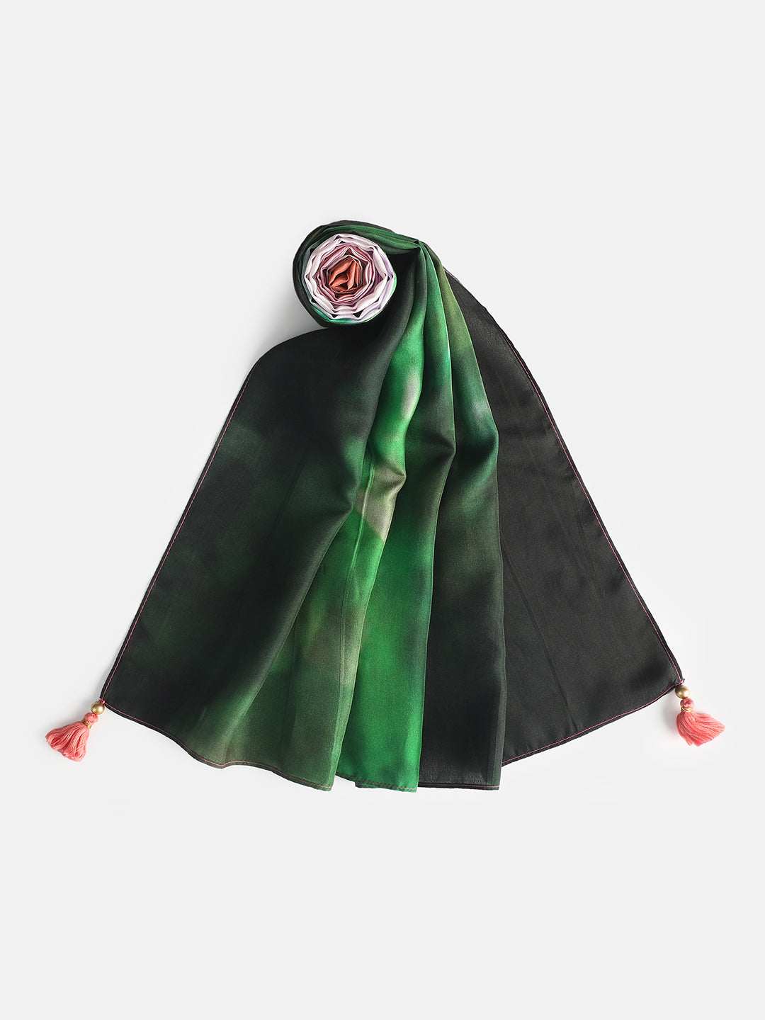 Hazel Women Pure Silk Printed Stole