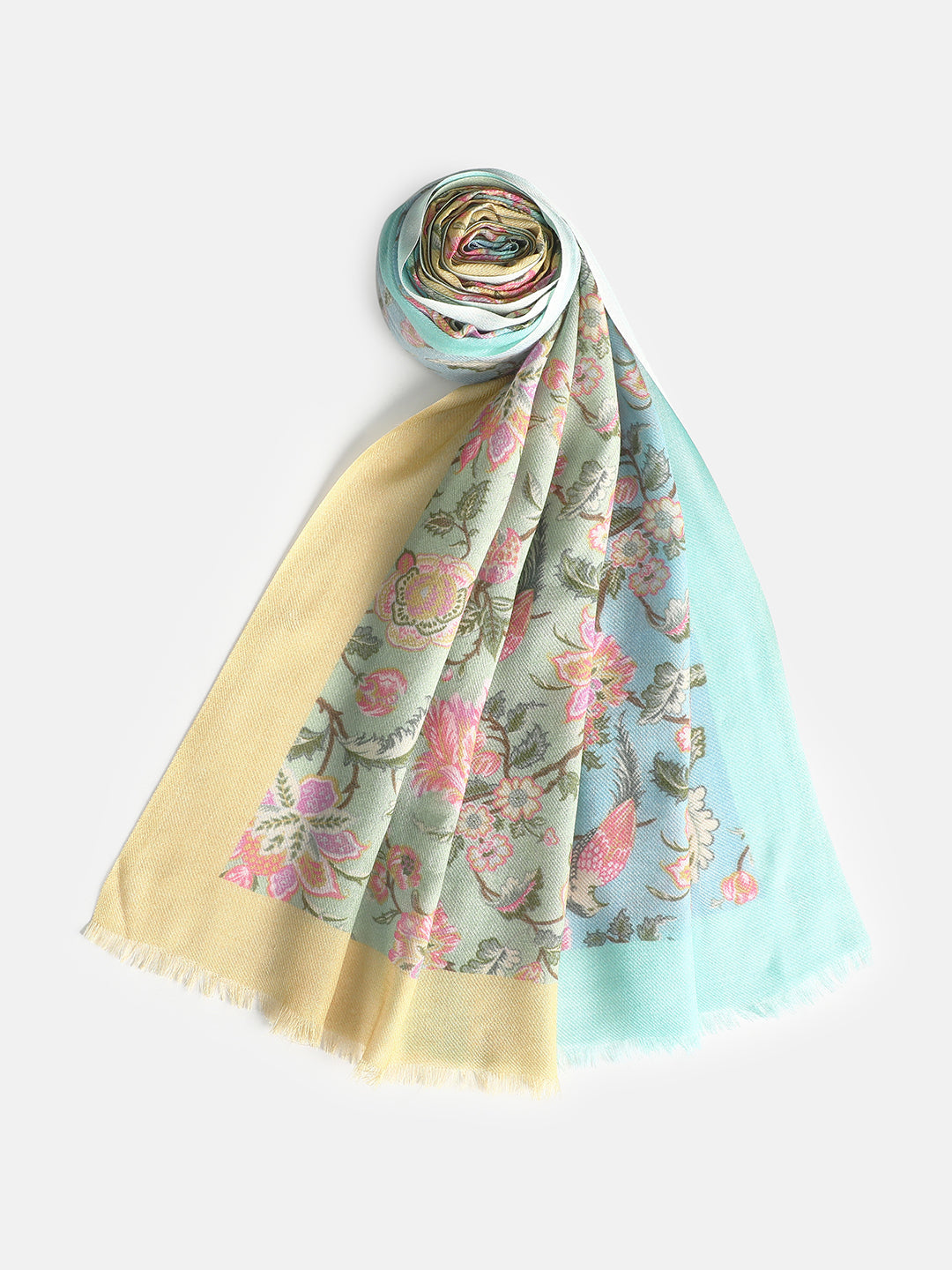 Eesha Women Floral Modal Silk Printed Stole