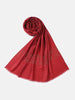 Red Shimmer Woolen Stole