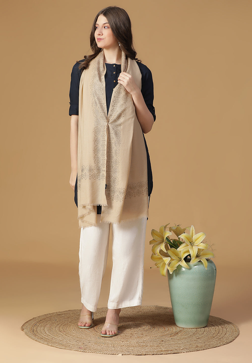 Radiant Glow Stole Illuminate Your Look