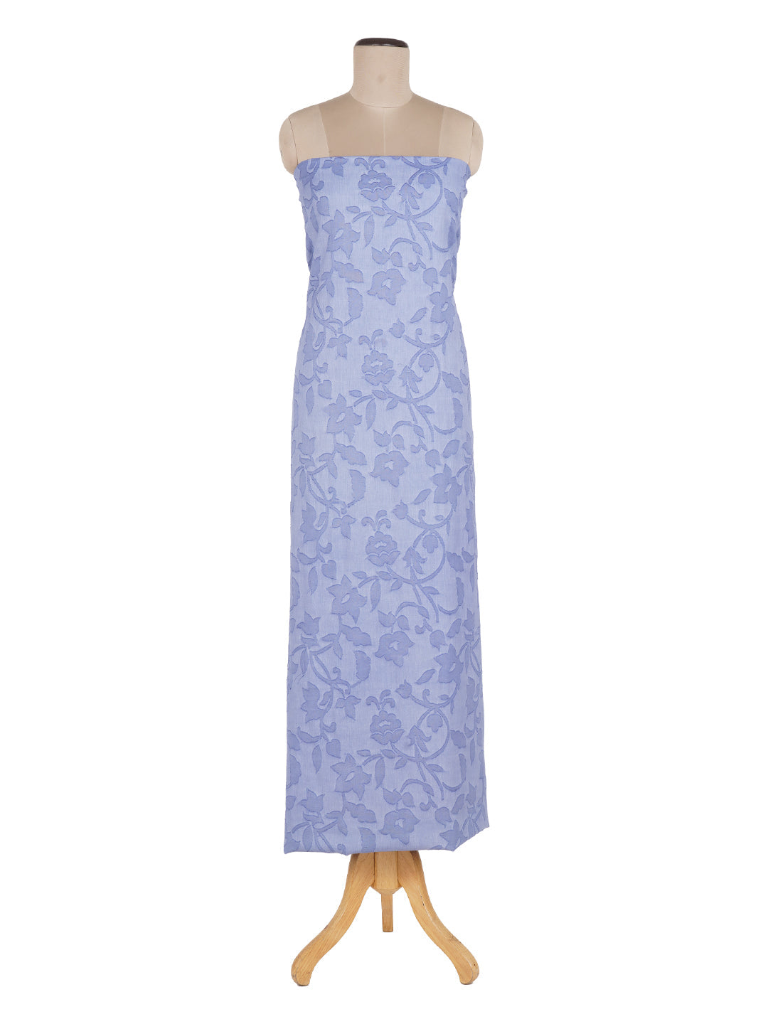 Doriya:Hazy Floral Jacquard Unstitched Suit Set