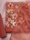 Dhree:Phool Schiffli Floral Printed Unstitched Suit Set