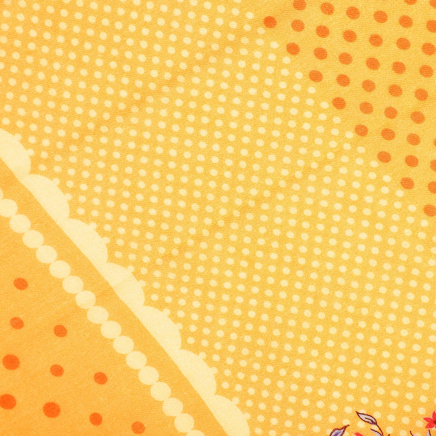 BINDU Wool Blend Polka Printed Stole