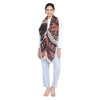 Riva Wool Blend Maroon Printed Stole