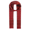 IKAT LINE Wool Blend Red Printed Stole