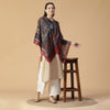 Mehwish Printed Wool Mettalic Stole